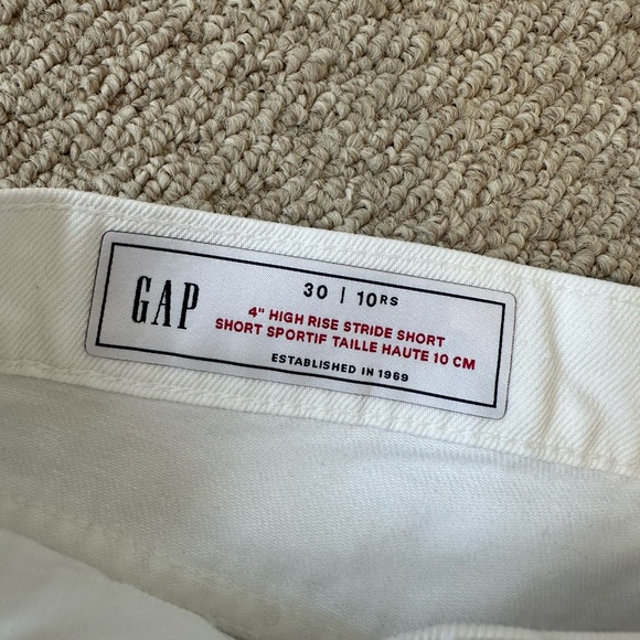 Gap white distressed high rise denim cutoff shorts - Picture 7 of 7